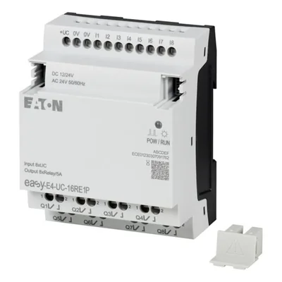 EASY-E4-UC-16RE1P Rallonge enfichable easyE4 12-24 V CC, 24 V CA, 8 entrées numériques, 8 sorties numériques