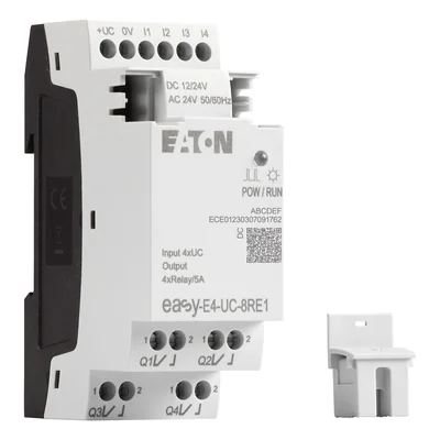 EASY-E4-UC-8RE1 easyE4 extension 12-24VDC, 24VAC, 4DI, 4DO-R