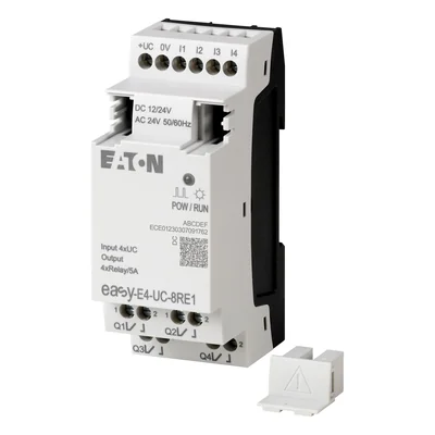 EASY-E4-UC-8RE1 Extensión easyE4 12-24 V CC, 24 V CA, 4 entradas digitales, 4 salidas digitales-R