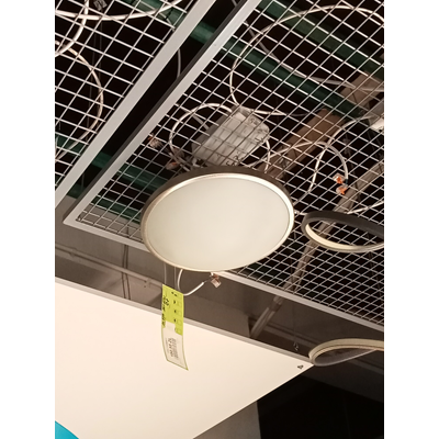 EASY Satin chrome ceiling lamp