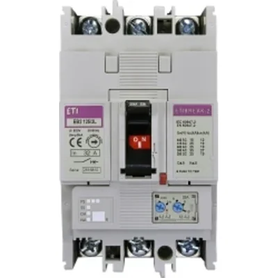 EB2 125/3L 32A 3p Disyuntor de potencia 3P, 25kA, disparo TM