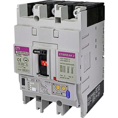 EB2 250/3E 40A 3p Power circuit breaker 3P, 70kA, electronic release