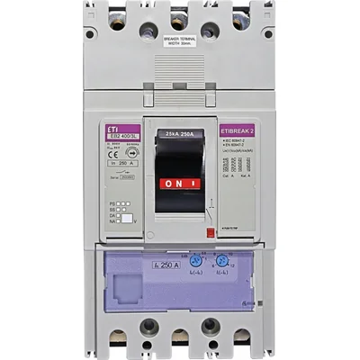 EB2 400/3L 250A 3p Výkonový jistič 3P, 25kA, s ochranou TM