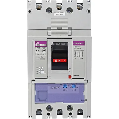 EB2 400/3S 250A 3p Power circuit breaker 3P, 50kA, TM trip