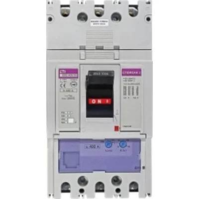EB2 400/3S 400A 3p Interruptor automático de potencia 3P, 50kA, disparo TM