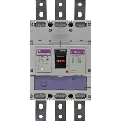 EB2 800/3LF 800A 3p Силовий вимикач 3P, 36kA, розчіпка TM (магнітне регулювання)