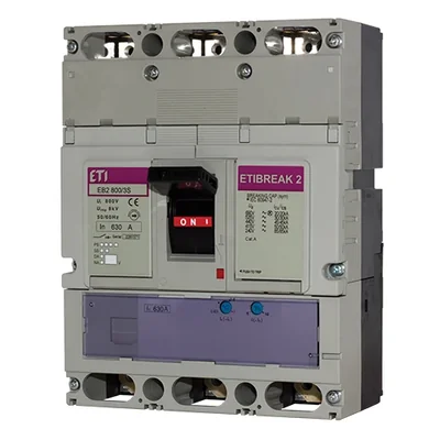 EB2 800/4LF 800A 4p Power circuit breaker 4P, 36kA, TM trip (magnetic regulation)