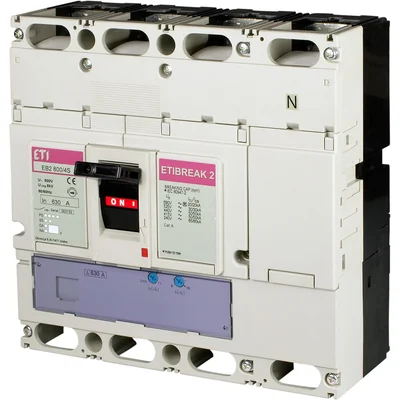 EB2 800/4S 800A 4p Interruptor automático de potencia 4P, 50kA, disparo TM