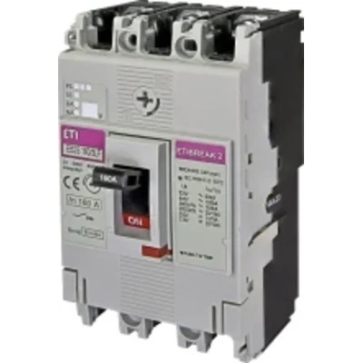 EB2S 160/3LF 160A 3p Wyłącznik mocy 3P, 16kA, wyzw. TM (bez regulacji)