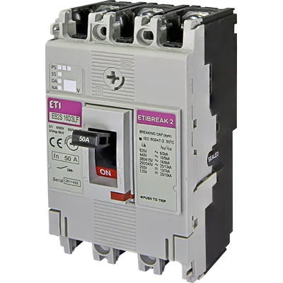 EB2S 160/3LF 50A 3p Power circuit breaker 3P, 16kA, TM trip (non-adjustable)