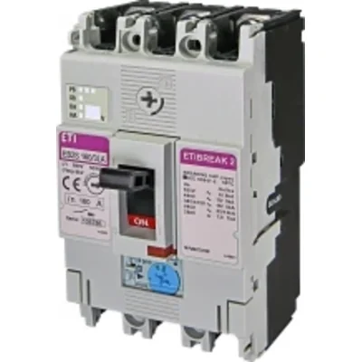 EB2S 160/3SA 160A 3p Interruptor automático de potencia 3P, 25kA, disparo TM (regulación térmica)