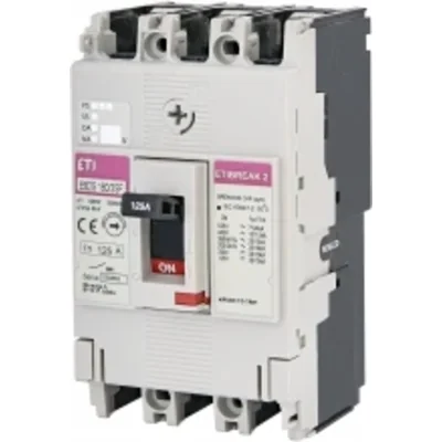 EB2S 160/3SF 125A 3p Interruptor automático de potencia 3P, 25kA, disparo TM (no ajustable)