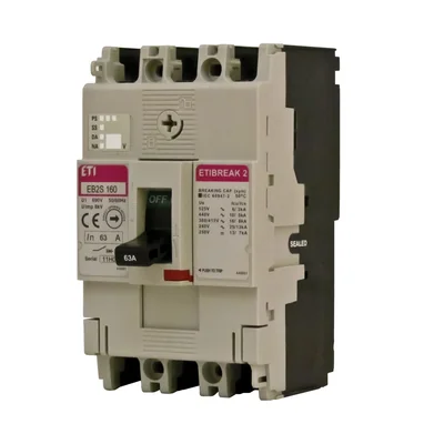 EB2S 160/4LF 160A 4p Power circuit breaker 4P, 16kA, TM trip (non-adjustable)