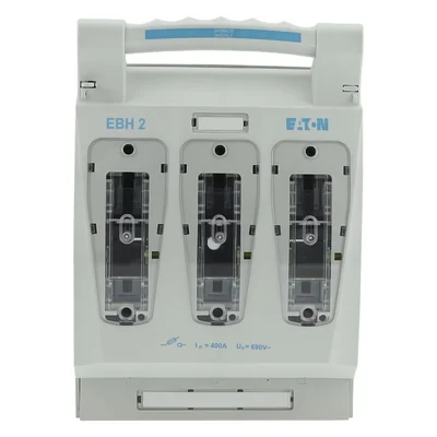 EBH2O3TM1 Interruptor fusible horizontal, 400 A, CA 690 V, NH2, AC23B, 3P, IEC, montaje en panel, montaje con tornillo (M10)