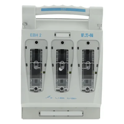 EBH2O3TM1 Interruptor fusible horizontal, 400 A, CA 690 V, NH2, AC23B, 3P, IEC, montaje en panel, montaje con tornillo (M10)