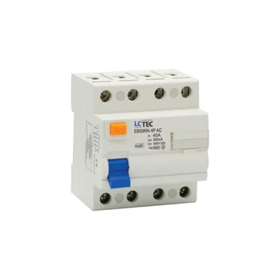 EBS9RN Диференціальний автоматичний вимикач 1P+N 25A 30mA типу AC 6kA