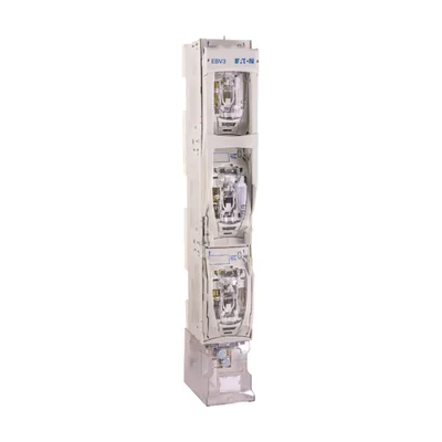 EBV0023TS8 Vertical fuse switch, 160 A, AC 690 V, NH00, AC22B, 3P, IEC, 100mm rail, bridge terminal, bridge terminals