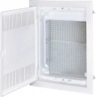 ECG28MEDIA-I Flush-mounted housing (306 x 399 x 87) multimedia metal door with slots