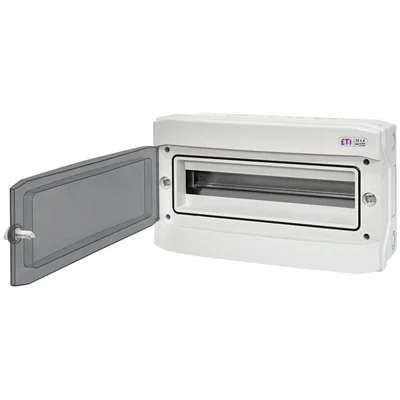 ECH-18PT Surface-mounted housing 18 modules IP65 transparent door