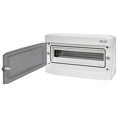 ECH-18PT Surface-mounted housing 18 modules IP65 transparent door