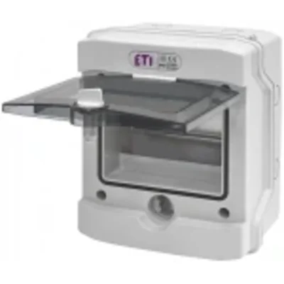 ECH-6G Surface-mounted housing 6 modules IP65 transparent door