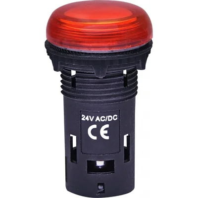 ECLI-024C-R Lampka LED 24V AC/DC - czerwona