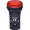 ECLI-024C-R Lampka LED 24V AC/DC - czerwona