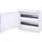 ECM 2x18PO-s Flush-mounted housing 2 rows of 18 modules, white doors