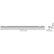 ECO CLASS DAMP PROOF GEN 2 Hermetic LED luminaire 52W 6240lm IP65 6500K CW 1510mm gray