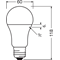 ECO LED bulb 10W E27 1055lm 230V 27000K