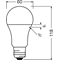 ECO-LED-Glühbirne 10W E27 1055lm 230V 27000K