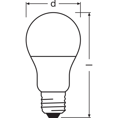 ECO-LED-Glühbirne 8,5 W E27 806 lm 230 V 27000 K