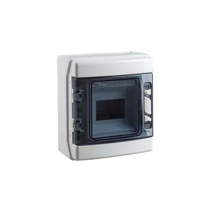 ECOLOGY modular switchboard 6 modules transparent door