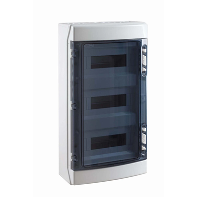 ECOLOGY modular switchgear 3x12 modules with transparent doors