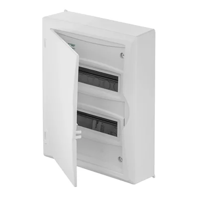 ECONOMIC BOX distribution board 2x12 PE+N surface-mounted IP 40 - white