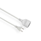 ECONOMIC Extension cord 1 b/u socket 5m H05VV-F 3x1 white