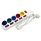 ECONOMIC Extension cord 5 sockets with/u switches 1.5m H05VV-F 3x1 white