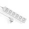 ECONOMIC Extension cord 6 sockets w/u 3m H05VV-F 3x1 white