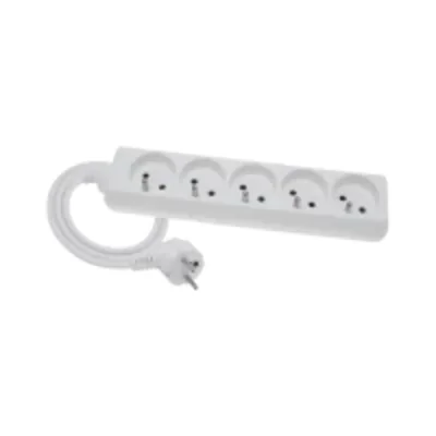 ECONOMIC Przedłużacz 5 gniazd z/u 3m H05VV-F 3x1 biały