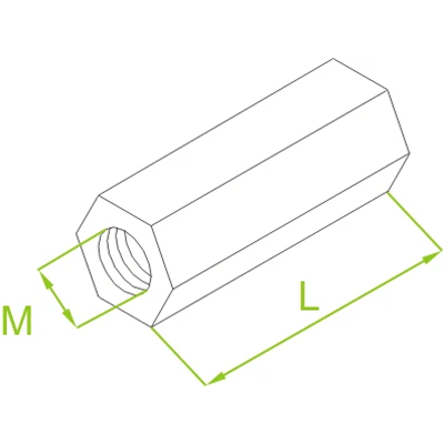 Ecrou d'accouplement NLM6