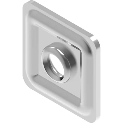 Ecrou renforcé, galvanisé, épaisseur 3mm, largeur 43mm