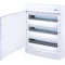 ECT 3x18PO-s Alloggiamento per montaggio a superficie, 3 file da 18 moduli, sportelli bianchi