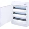 ECT 3x18PO-s Carcasa de montaje en superficie, 3 filas de 18 módulos, puertas blancas