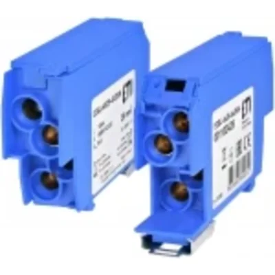 EDBJ-4x25-4x25/N Distribuční blok 100A (4x1,5-25mm2-4x1,5-25mm2) modrý
