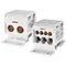 EDBM-1 Blocco di distribuzione 160A (2x4-50mm2/3x2.5-25mm2+4x2.5-16mm2) grigio