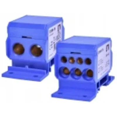 EDBM-1/N Distribution block 160A (2x4-50mm2/3x2.5-25mm2+4x2.5-16mm2) blue