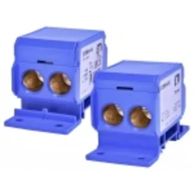 EDBM-4/N Blocco di distribuzione 192A (2x4-70mm2)/2x4-70mm2) blu