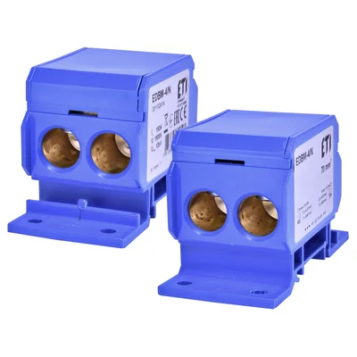 EDBM-4/N Verteilerblock 192A (2x4-70mm2)/2x4-70mm2) blau