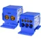 EDBM-7/N Distribuční blok 192A (2x4-70mm2/3x2,5-25mm2+4x2,5-16mm2) modrý