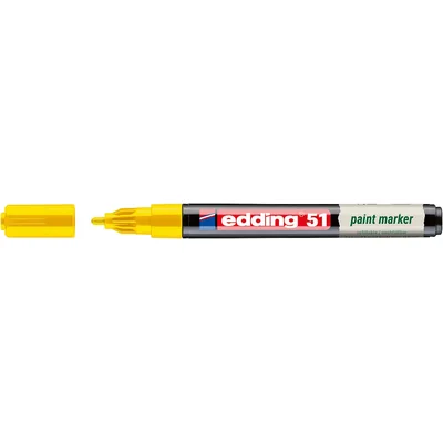 Edding 52 Permanent Oil Marker 1-2mm Yellow